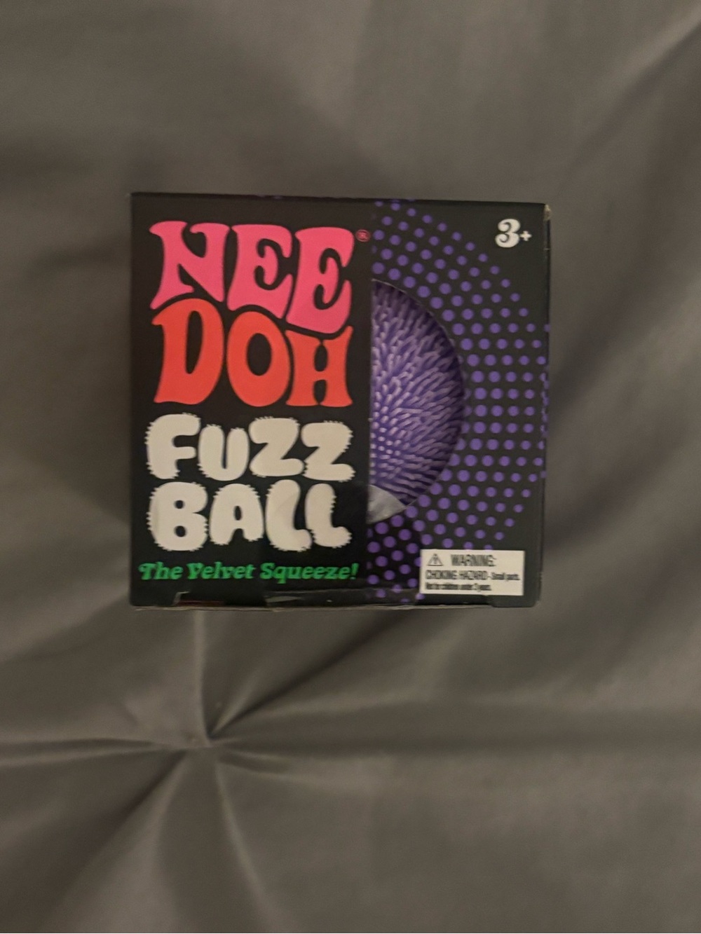 Fuzz Ball Velvet Needoh-Purple
